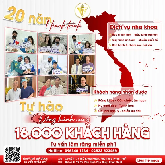  NHA KHOA TÍN NHA – 20 NĂM HÀNH TRÌNH KIẾN TẠO NỤ CƯỜI VIỆT 