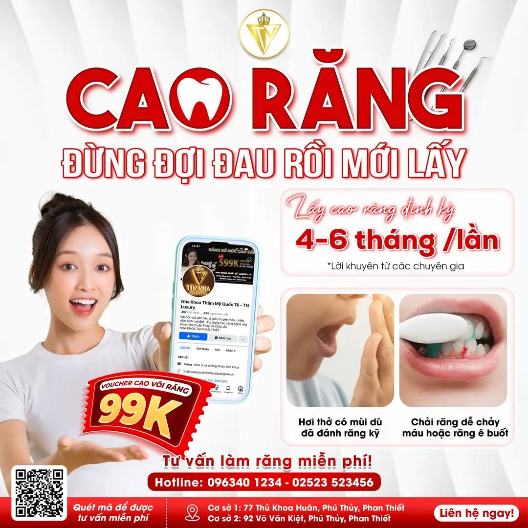 Cạo Vôi Răng – Bảo Vệ Nướu Khỏe Mạnh, Hơi Thở Thơm Mát